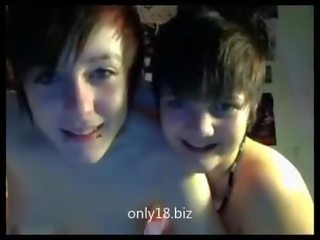 Live Cam To Cam Lesbian sex film Unseen clip