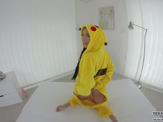VR stupendous pokemon diva fuck her pussy with a toy
