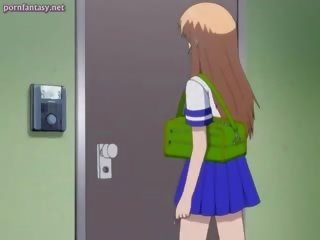 Gyzyl saçly anime tramp sordyrmak a çişik shaft