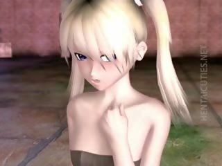 Pigtailed 3D Anime stunner Gets Fucked